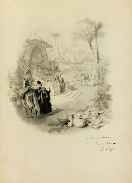 Study for Illustration for Aline Queen of Golconda