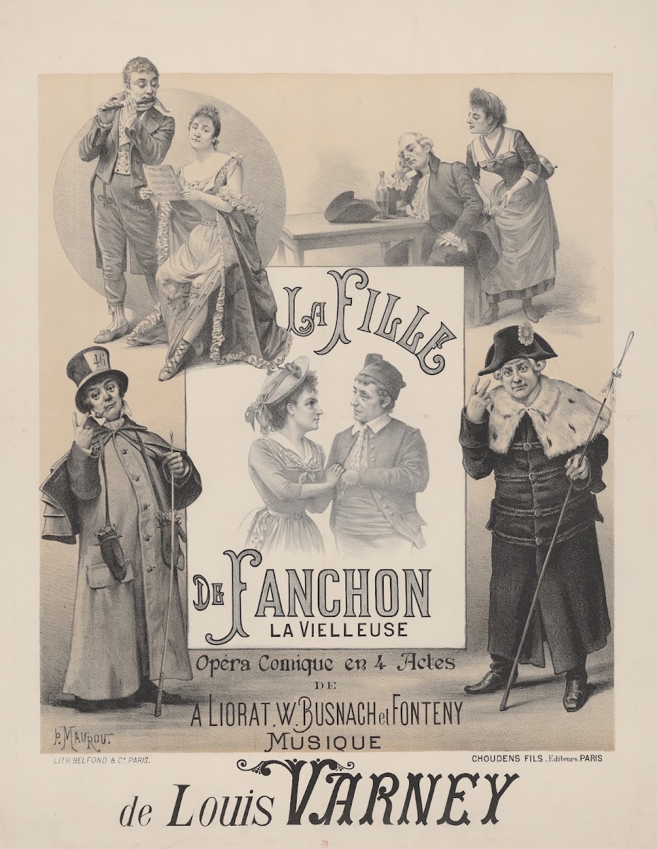 La Fille de Fanchon la vielleuse opéra comique en 4 actes musique de Louis Varne