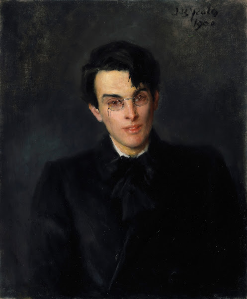 Portrait of William Butler Yeats 1865 1939 Poet 1900