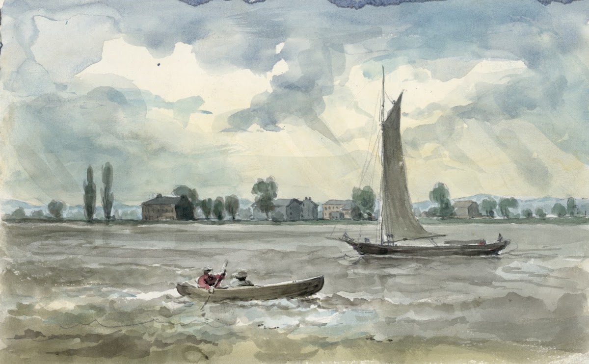 Old Quarantine Station mouth of the Schuykill 1857