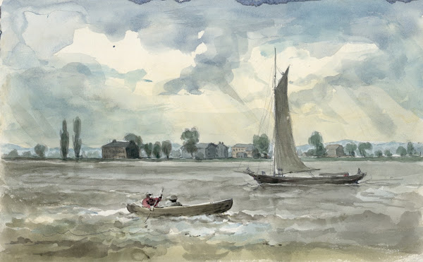 Old Quarantine Station mouth of the Schuykill 1857