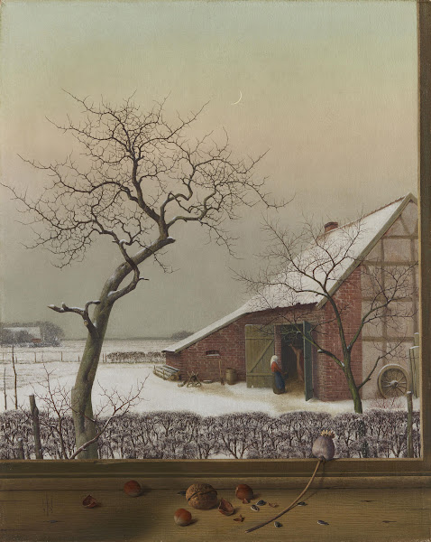 Winterabend am Niederrhein 1943