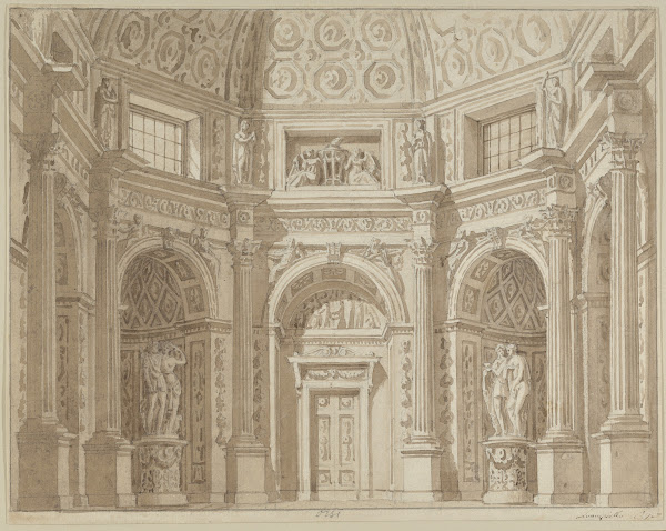 Interior of an Octagonal Room ca 17901830