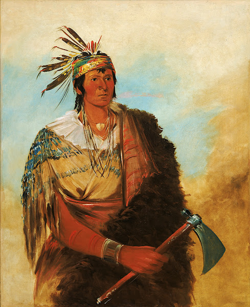 Go To Ków Páh Ah Stands By Himself a Distinguished Brave 1830