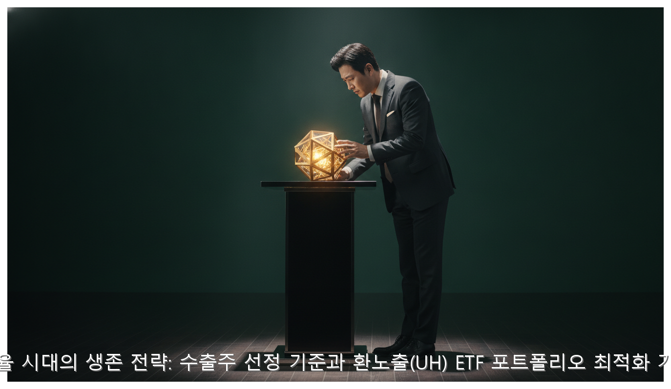 고환율 시대의 생존 전략: 수출주 선정 기준과 환노출(UH) ETF 포트폴리오 최적화 가이드 핵심 안내 및 분석 인포그래픽 (6)