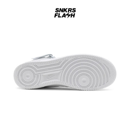 NIKE AIR FORCE 1 MID 07 TRIPLE WHITE Sepatu Sneakers Pria - CW2289111 - Size 45.5