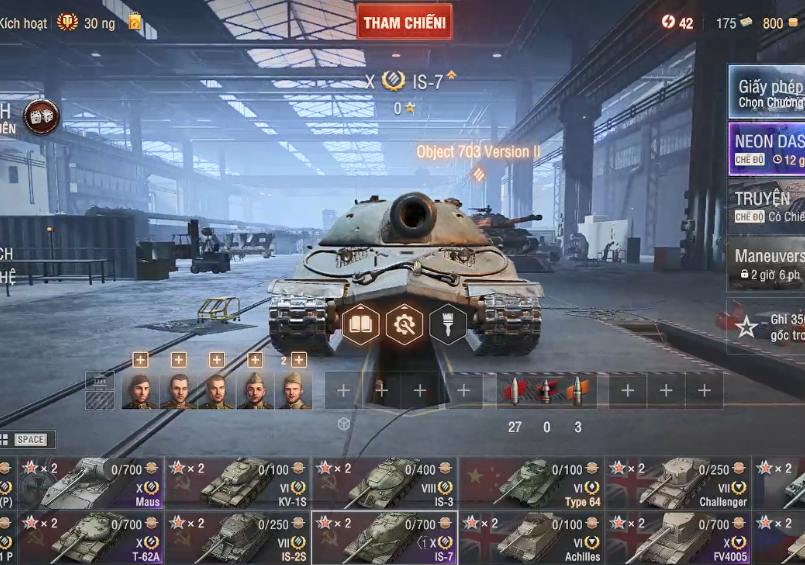 Acc World of Tanks PC sẵn 11.9 triệu bạc, gồm 4 tank X Maus,...
