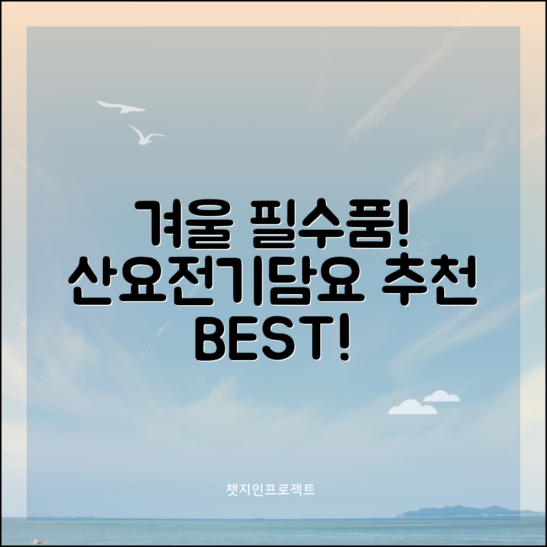 겨울철 필수품, 산요전기담요 추천은?