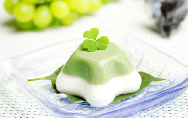 Pudding Trà Xanh 2 Tầng