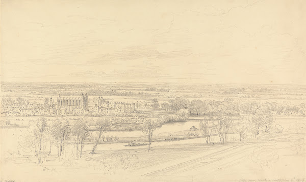 View of Eton from Windsor Castle 1806