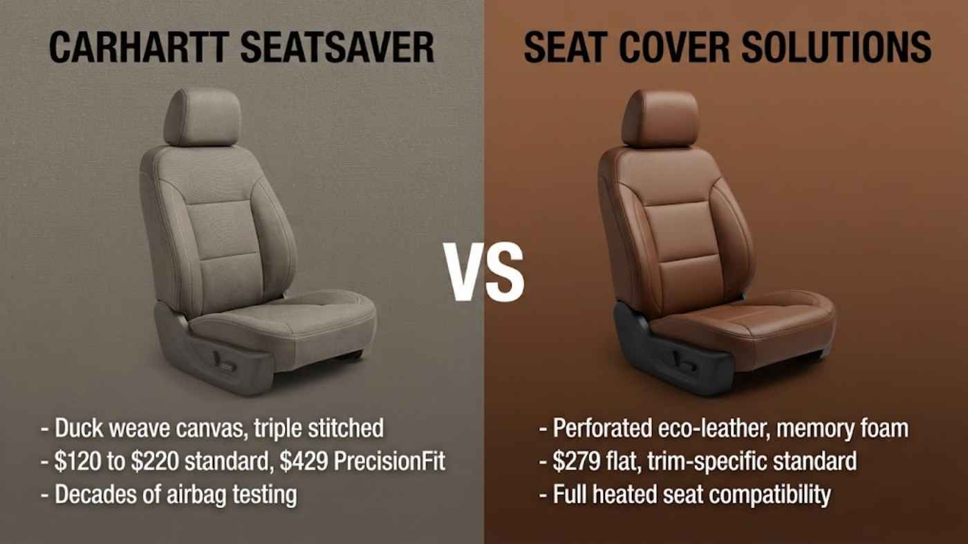 Seat Cover Solutions vs Carhartt comparison