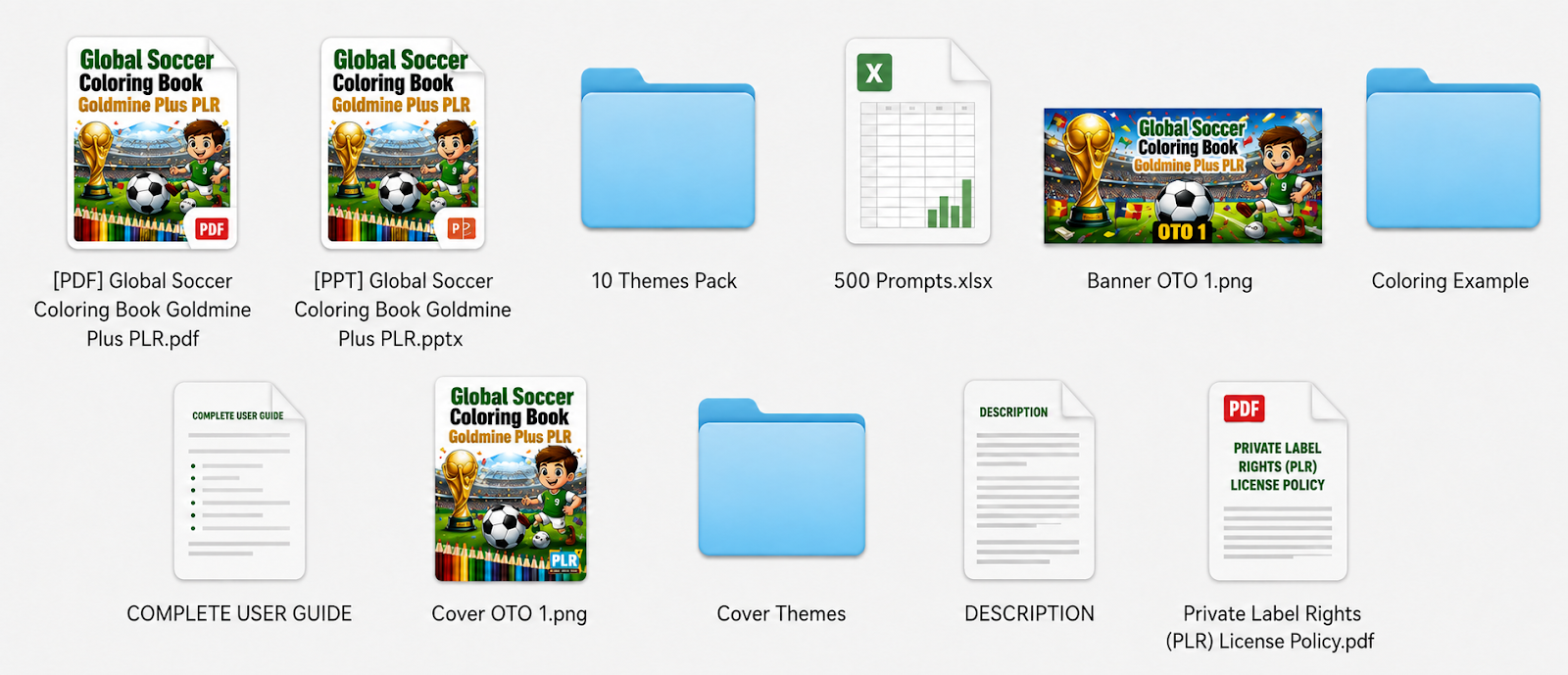 Global Soccer PLR Goldmine Plus Graphic Content Blueprint