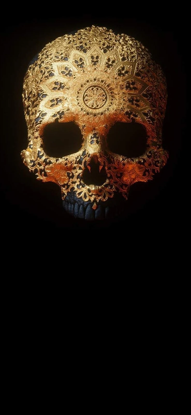 A Cool Skull, Illustration, Art, Design, Poster Full HD iPhone Wallpaper for Free Download in High Quality [1080x2340]