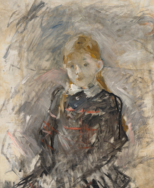 Petite fille aux cheveux blonds 1881