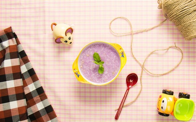 Cháo Khoai Mỡ Thịt Bằm Cho Bé