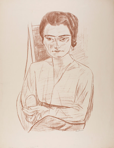 Young Woman Portrait of Naila Frau H M 1923