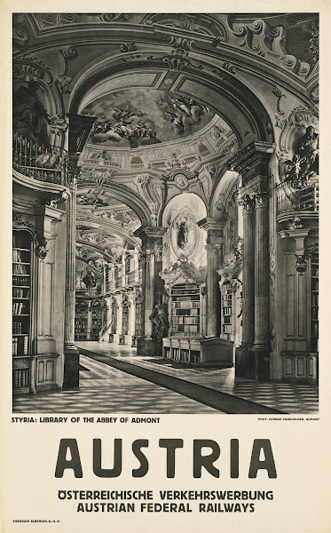 Austria Styria Library Of The Abbey Of Admont