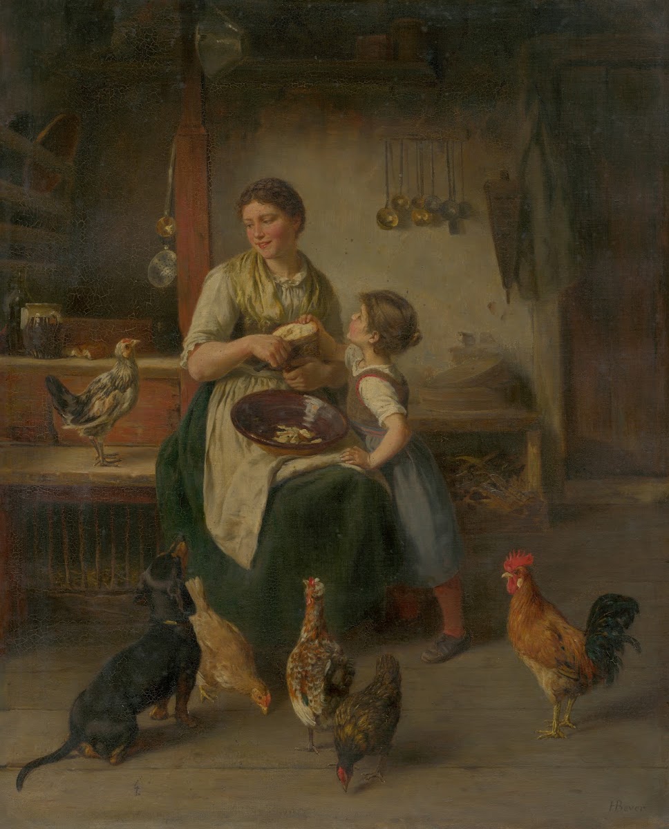 Krájanie chleba 1870