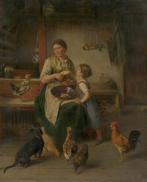 Krájanie chleba 1870
