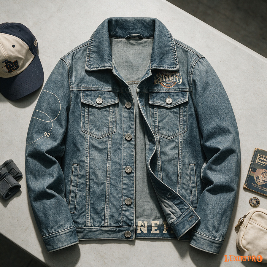 2D Lapel Collar Corduroy Cotton-padded Jacket