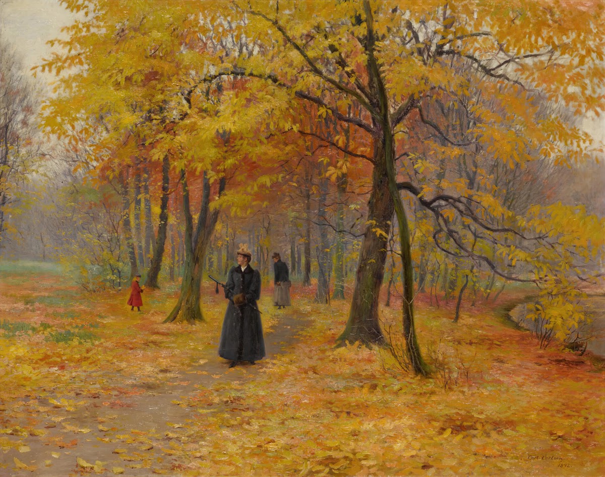 A Forest Walk in Autumn 1892
