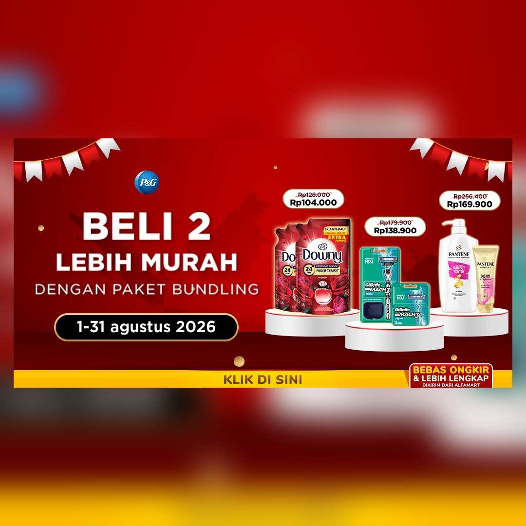 P&G Paket Bundling Lebih Murah 1-31 Agustus 2026