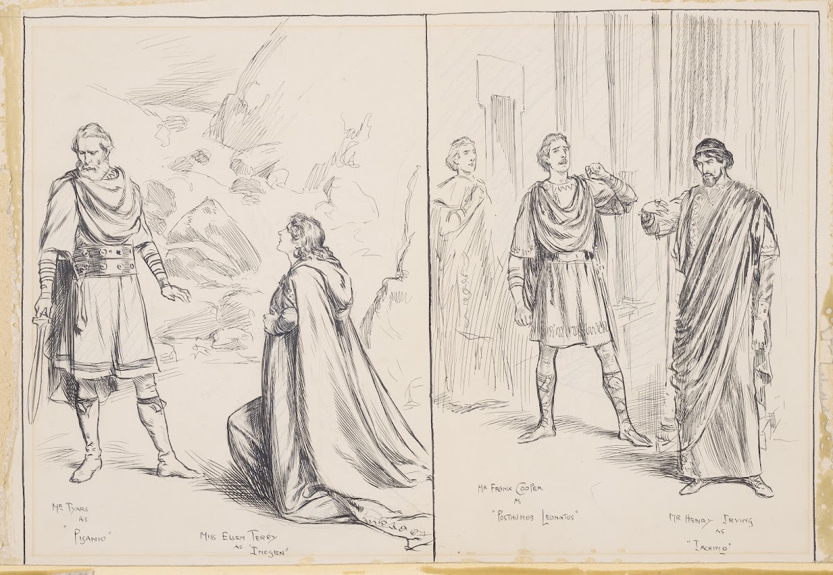 Scenes from Cymbeline at the Lyceum 1896