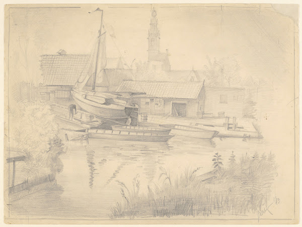Scheepswerf te Edam 1943