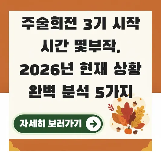 주술회전 3기 시작 시간 몇부작