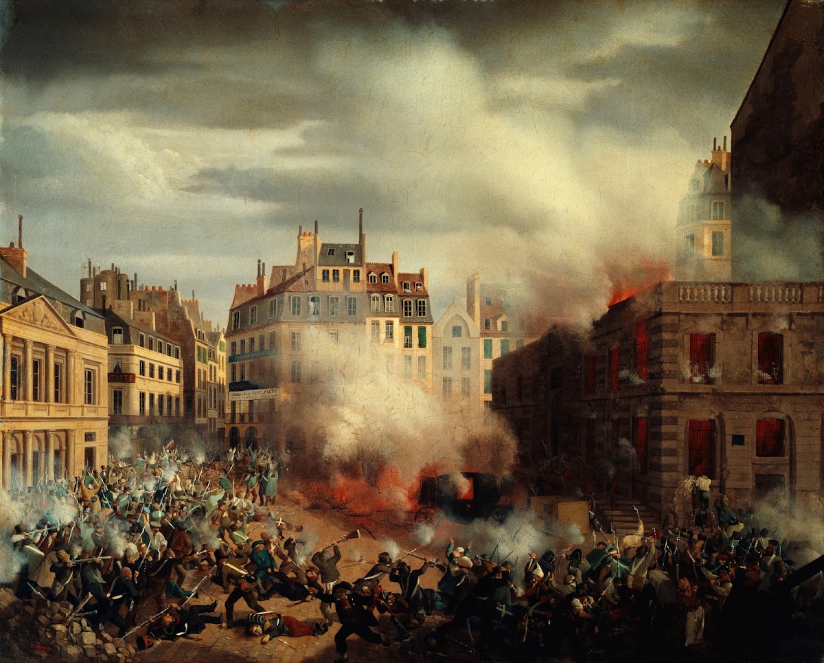 Incendie Du ChâTeau Deau Place Du Palais Royal Le 24 FéVrier 1848 1848