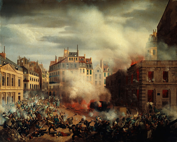 Incendie Du ChâTeau Deau Place Du Palais Royal Le 24 FéVrier 1848 1848