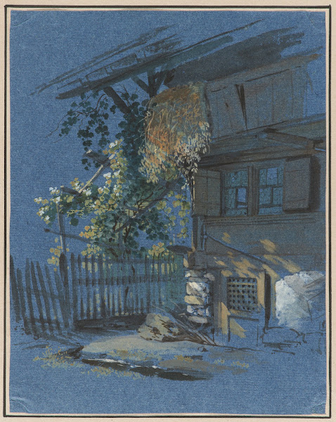 Berner Oberländer Bauernhaus im Mondschein 1797   1809