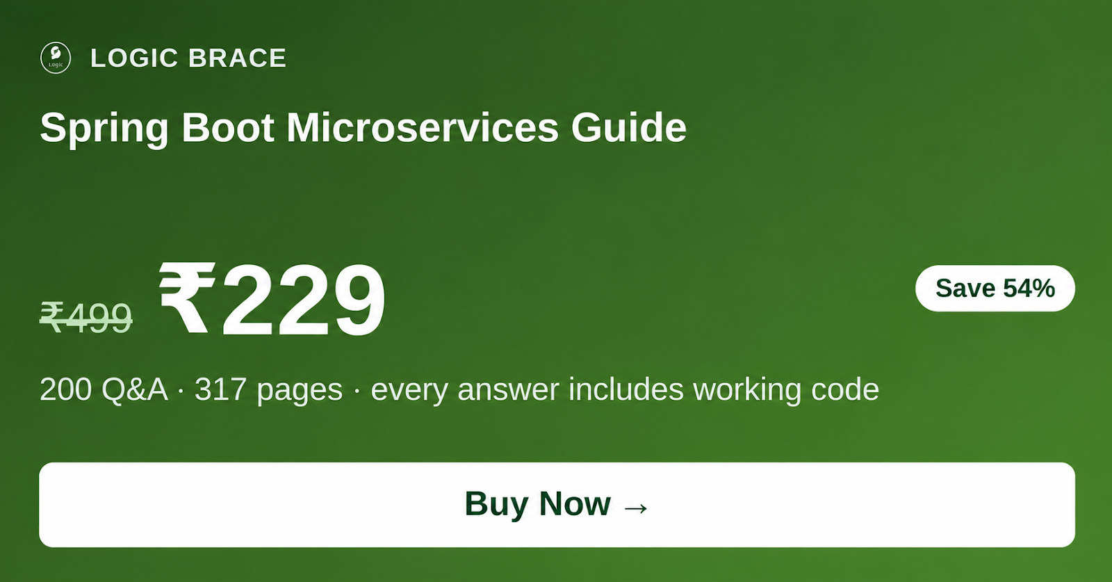Java Spring Boot Microservices — 200 Interview Q&A, ₹229