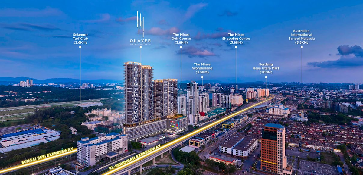 Quaver Residence — city aerial view 2