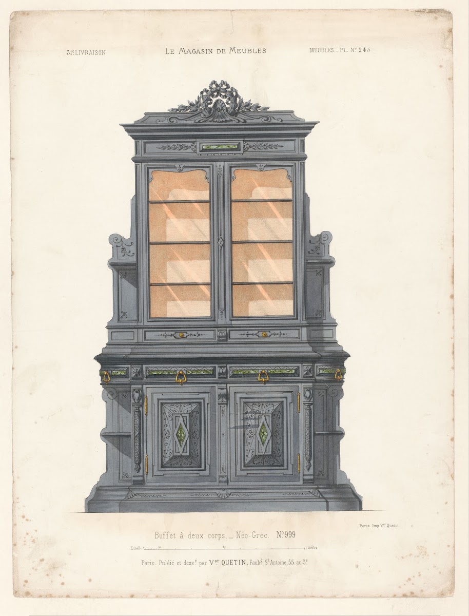 Buffet à deux corps Néo Grec 1832   1904