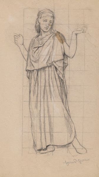 Young Woman with Raised Arms 1890