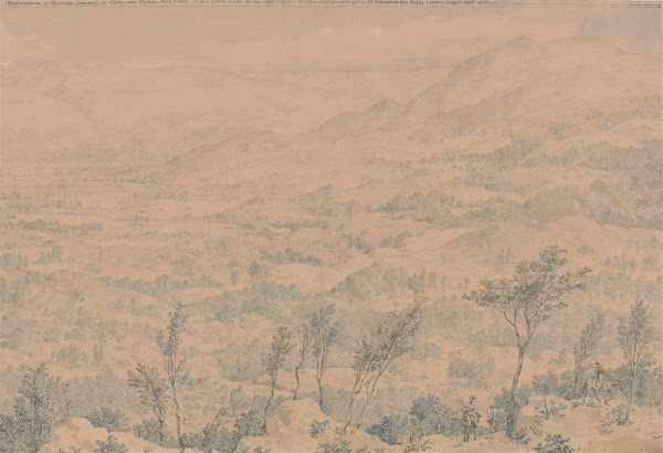 Reminiscence of Mountain Scenery in Caria near Mylasa Asia Minor 1857