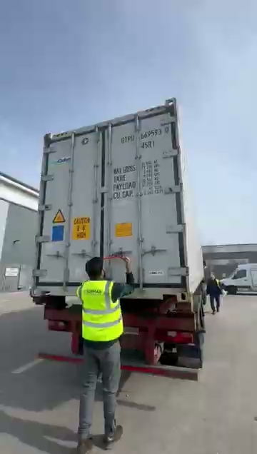 Opening of container by customer