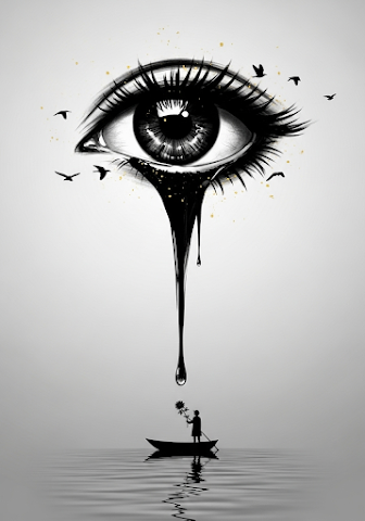 Surreal Eye Boat Journey