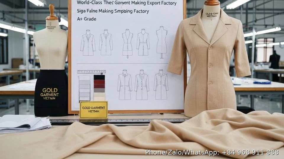 garment making factory - Gold Garment Vietnam