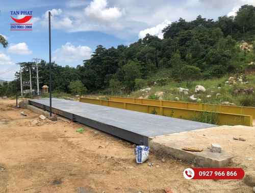 Trạm cân ô tô Tân Phát lắp đặt tại Thủy Nguyên, Hải Phòng