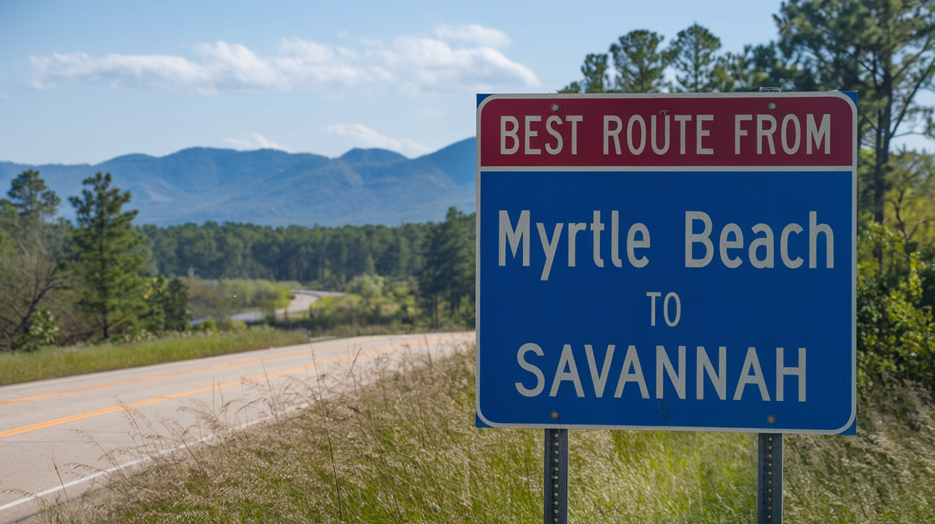 Best Route from Myrtle Beach to Savannah