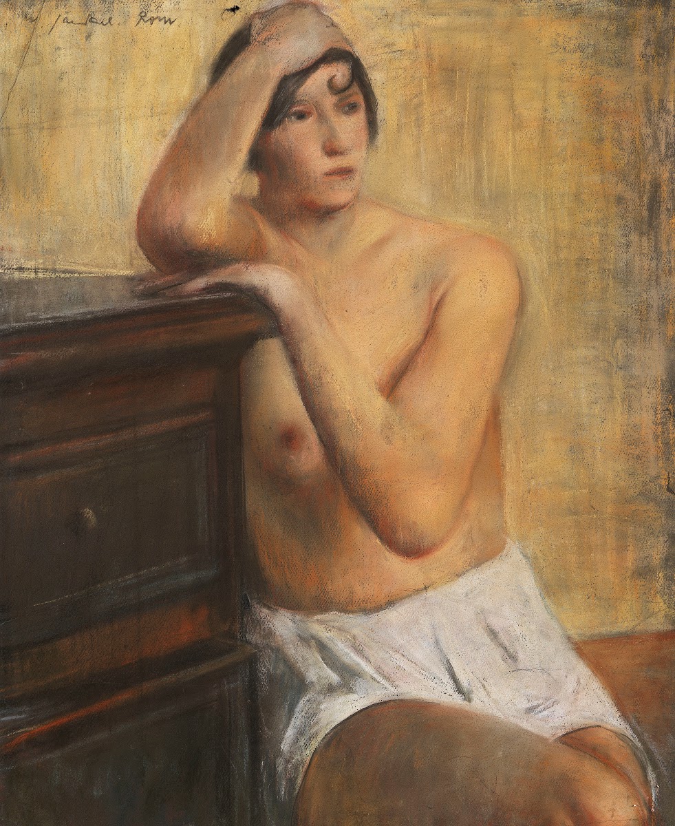 Sitzender weiblicher Akt 1928