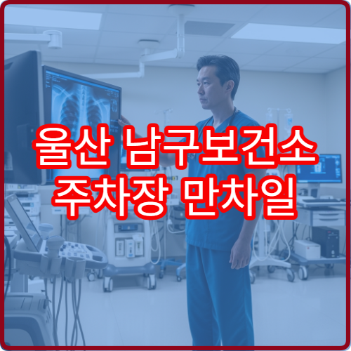 울산 남구보건소 주차장 만차일 때 근처 대안 주차장 총정리