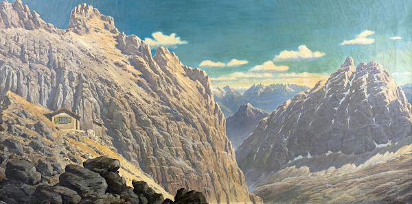 Die Meilerhütte im Wettersteingebirge von Westen aus gesehen 1898