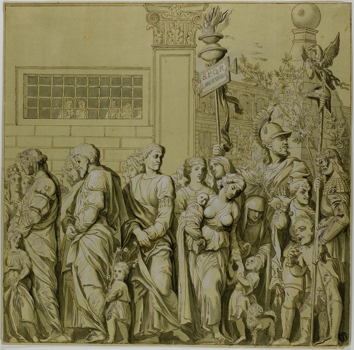 Triumphs of Julius Caesar Canvas No VII 18th century