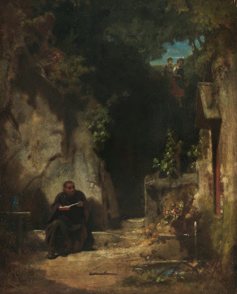 Einsiedler mit Mädchen 1870