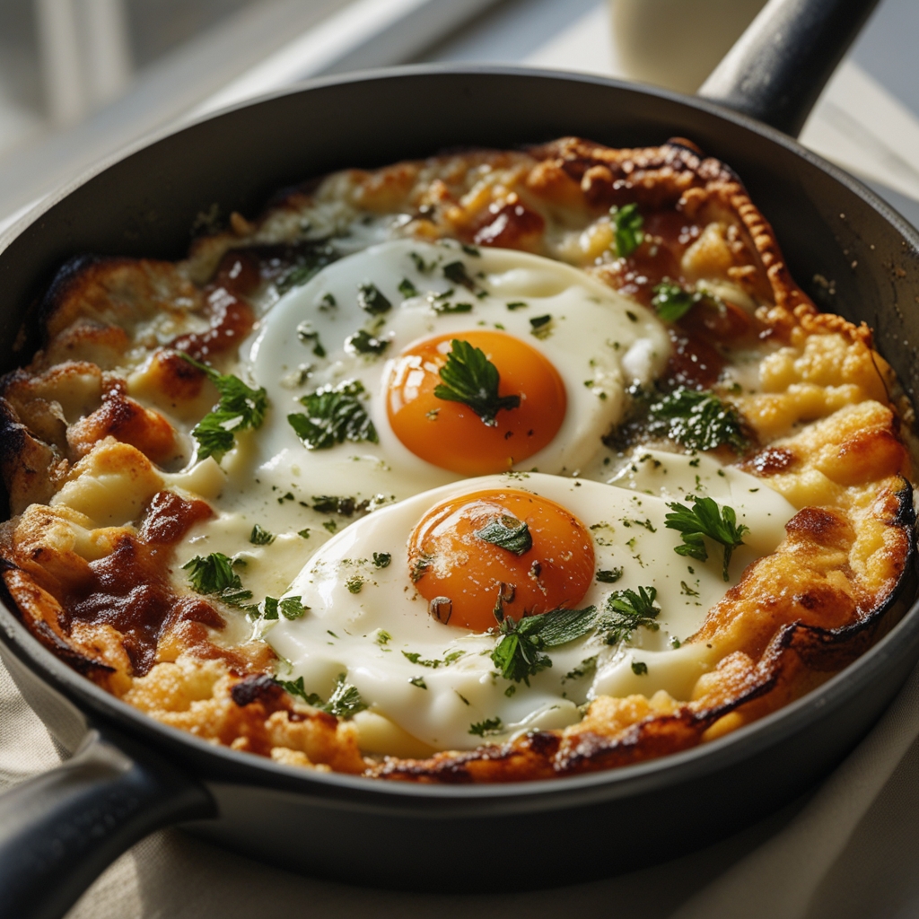 Baked Feta Eggs – Easy, Homemade & Comforting Breakfast finished