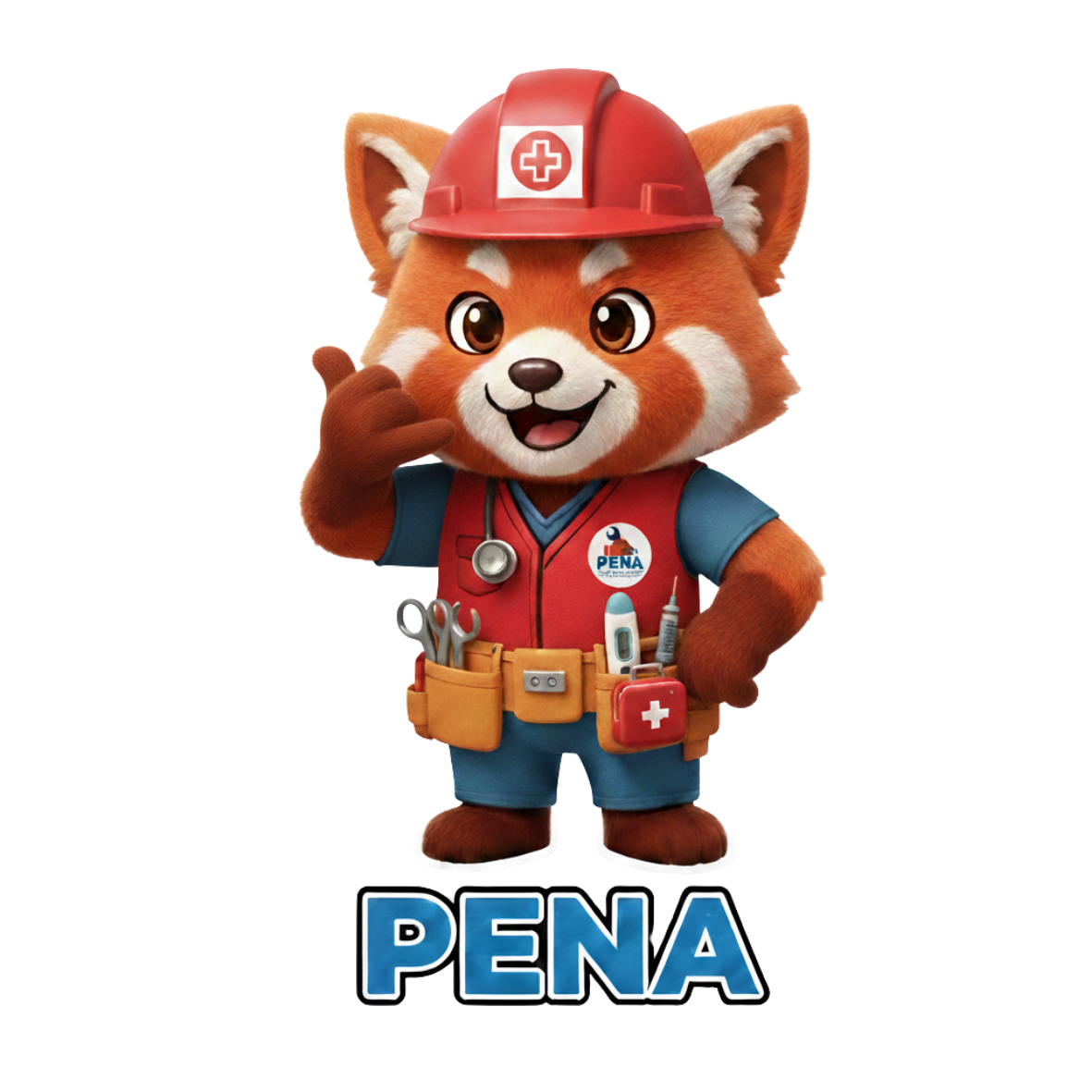 Maskot PENA Penolong Terampil Indonesia