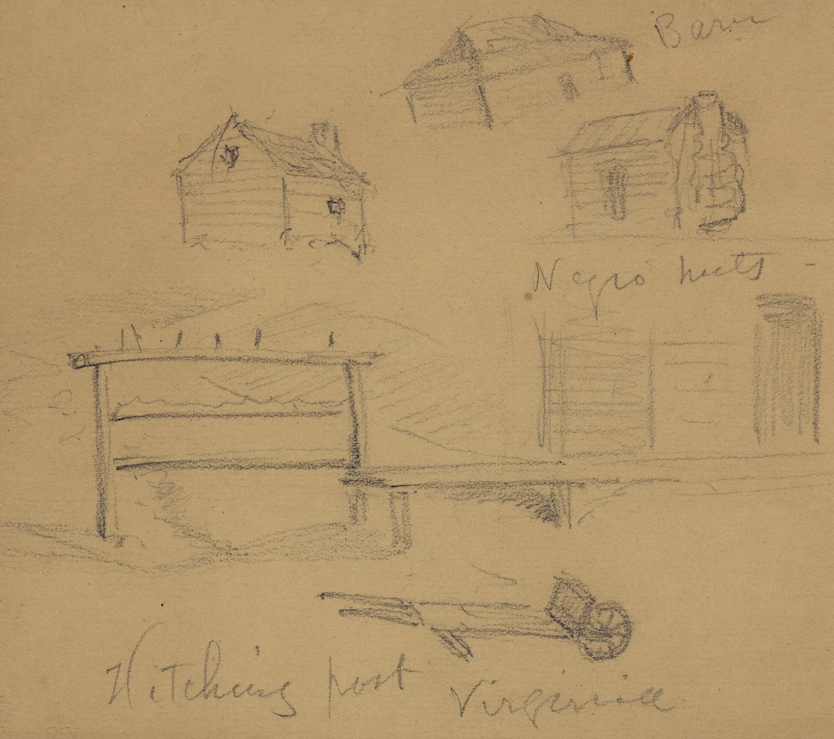 Hitching post Virginia 1860 1865